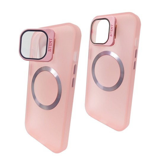 Silicone Fusion Protection Case for Apple iPhone 15 Pro Max Pink